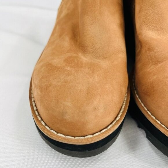 Eileen Fisher Lilou Nubuck and Recycled Stretch Knit Bootie Size 5 - Picture 7 of 12